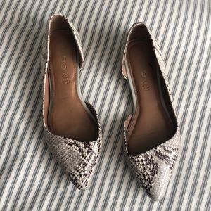 Aldo Snakeskin Flat